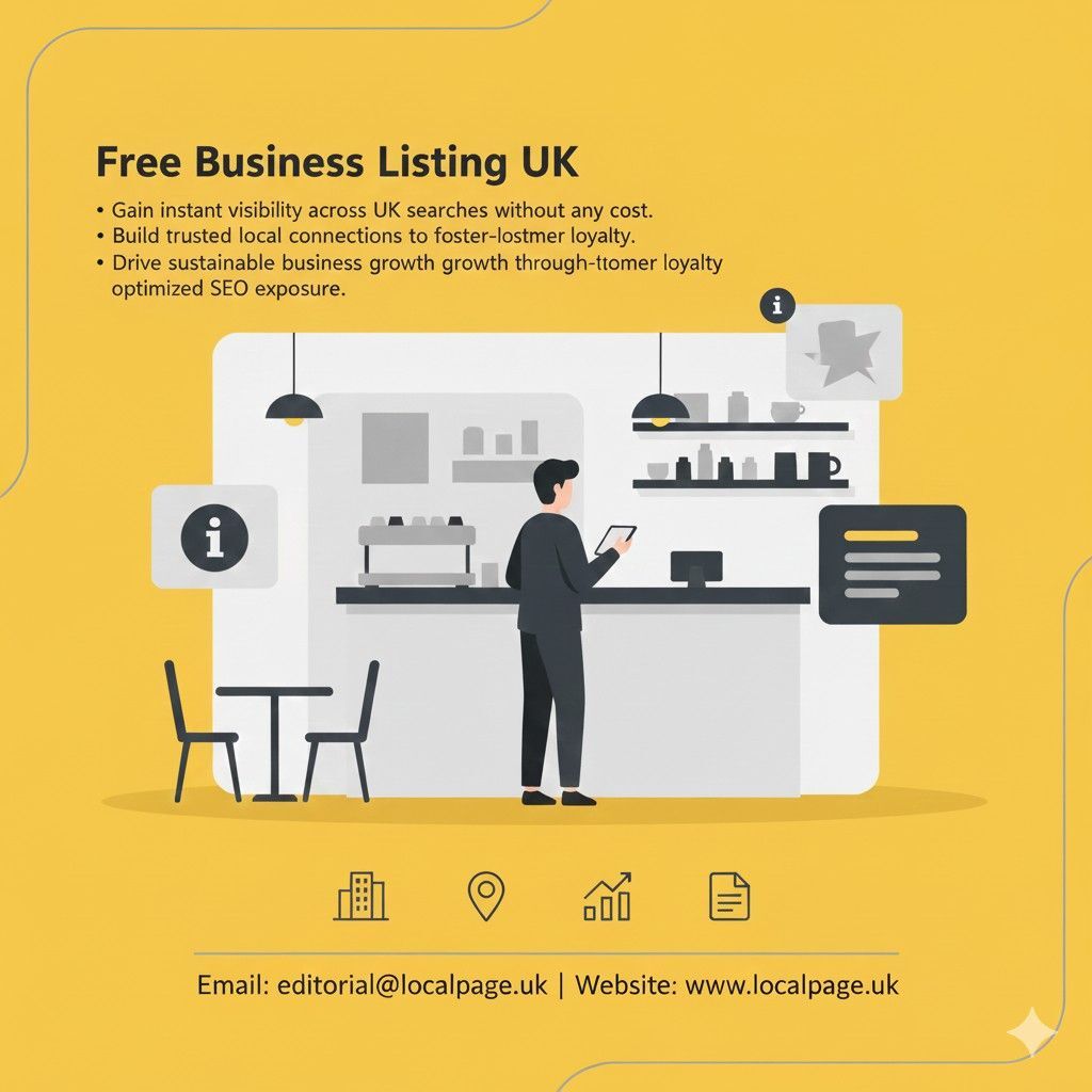 UK SME owner setting up free business listings to boost visibility and growth in 2026