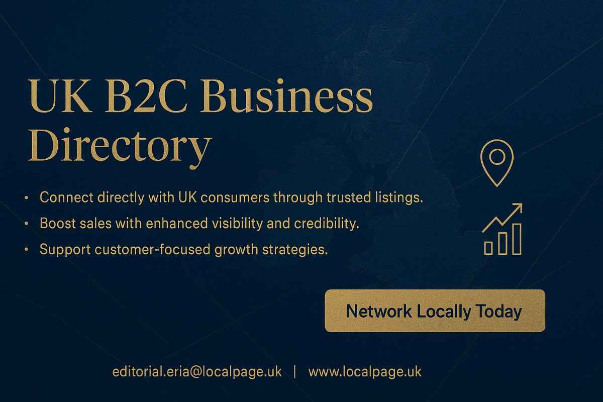 UK business listings dashboard showing low visibility and optimisation gaps